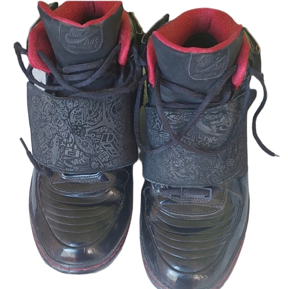 Nike Other - NIKE 2008 Air Jordan Fusion 20 Stealth Black  Varsity Red